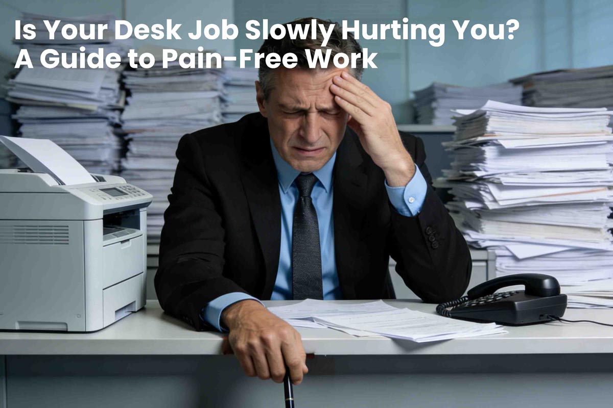 An_employee_felt_the_pain_of_work