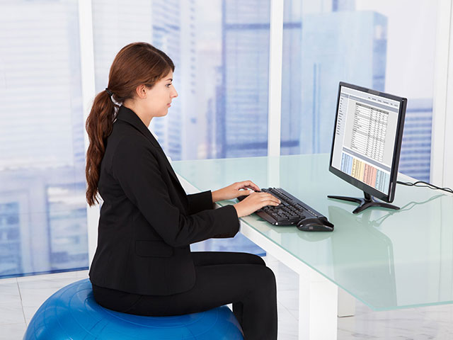 What is the Ergonomic Typing Posture?