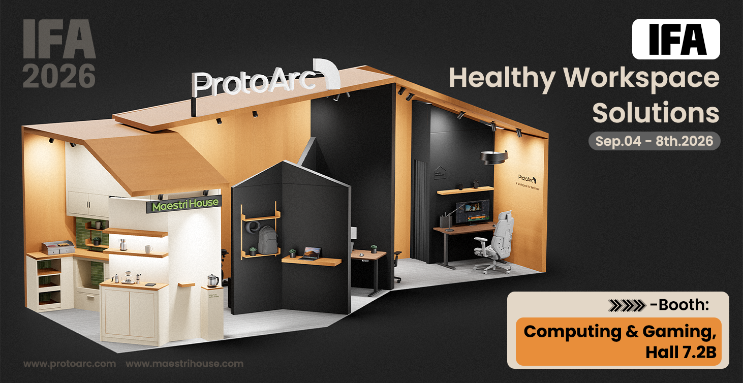 ProtoArc to Showcase Next-generation Ergonomic Workspace Solutions at IFA 2026