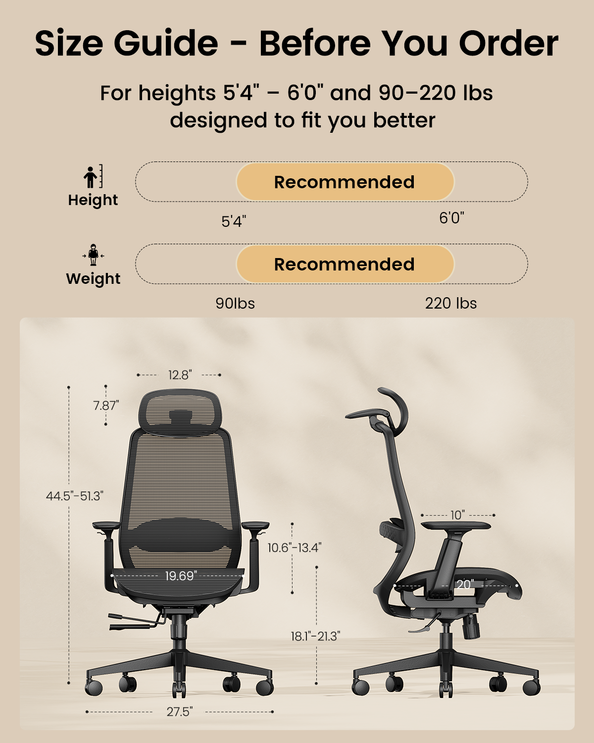 EC200 Pro Ergonomic Office Chair