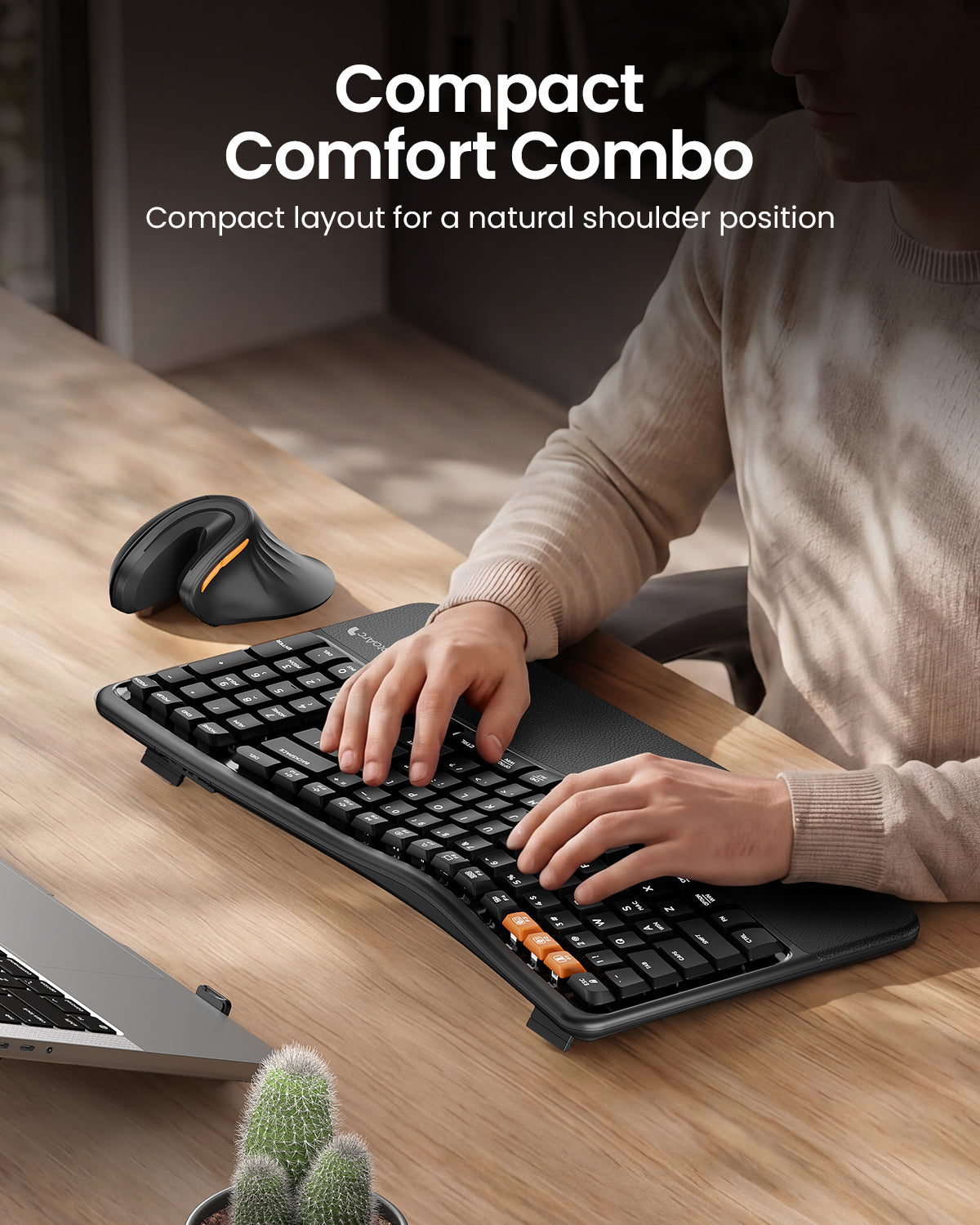 EKM02 Ergonomic Keyboard & Mouse Combo