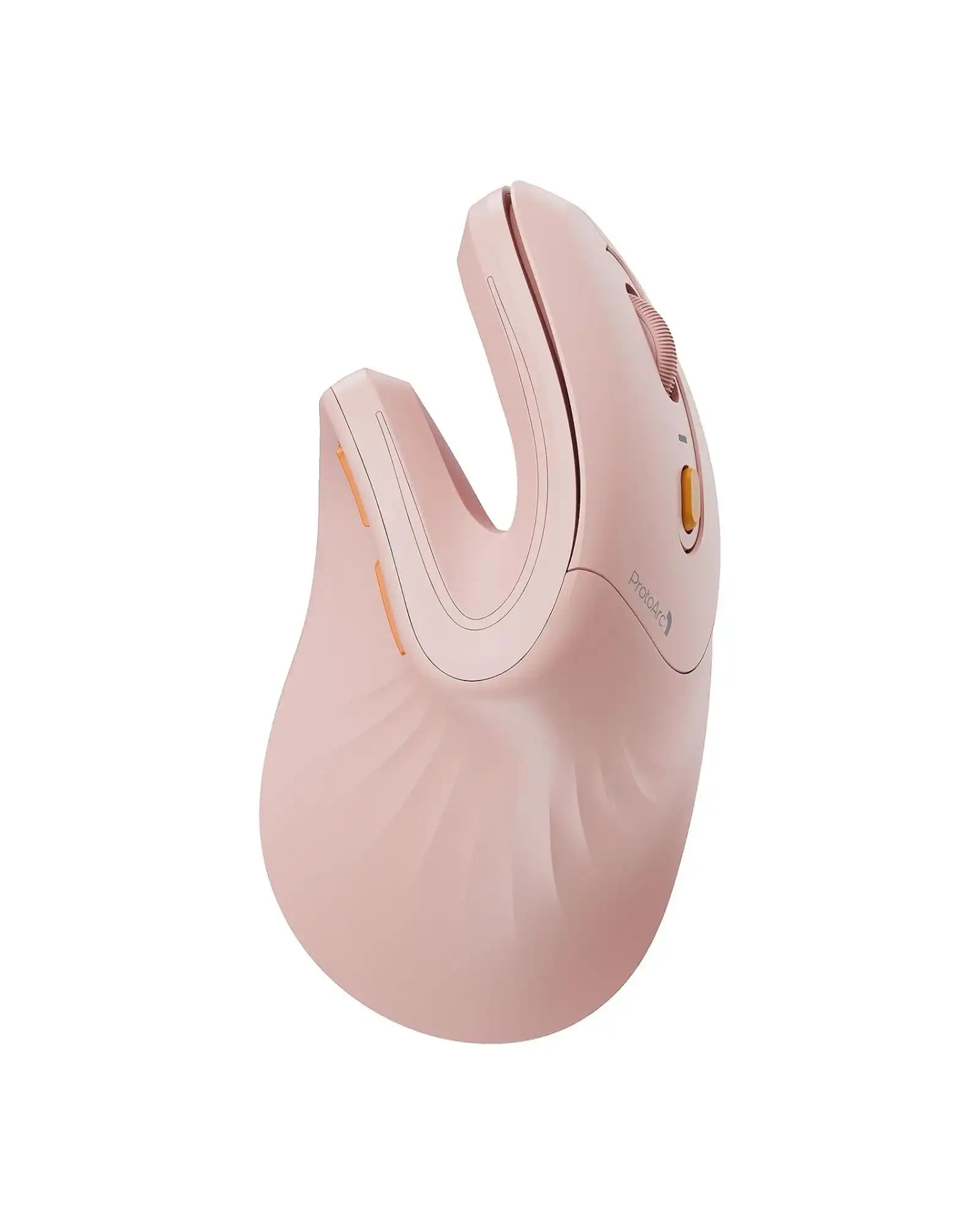Pink ProtoArc EM11 NL ergonomic vertical mouse with Bluetooth connectivity