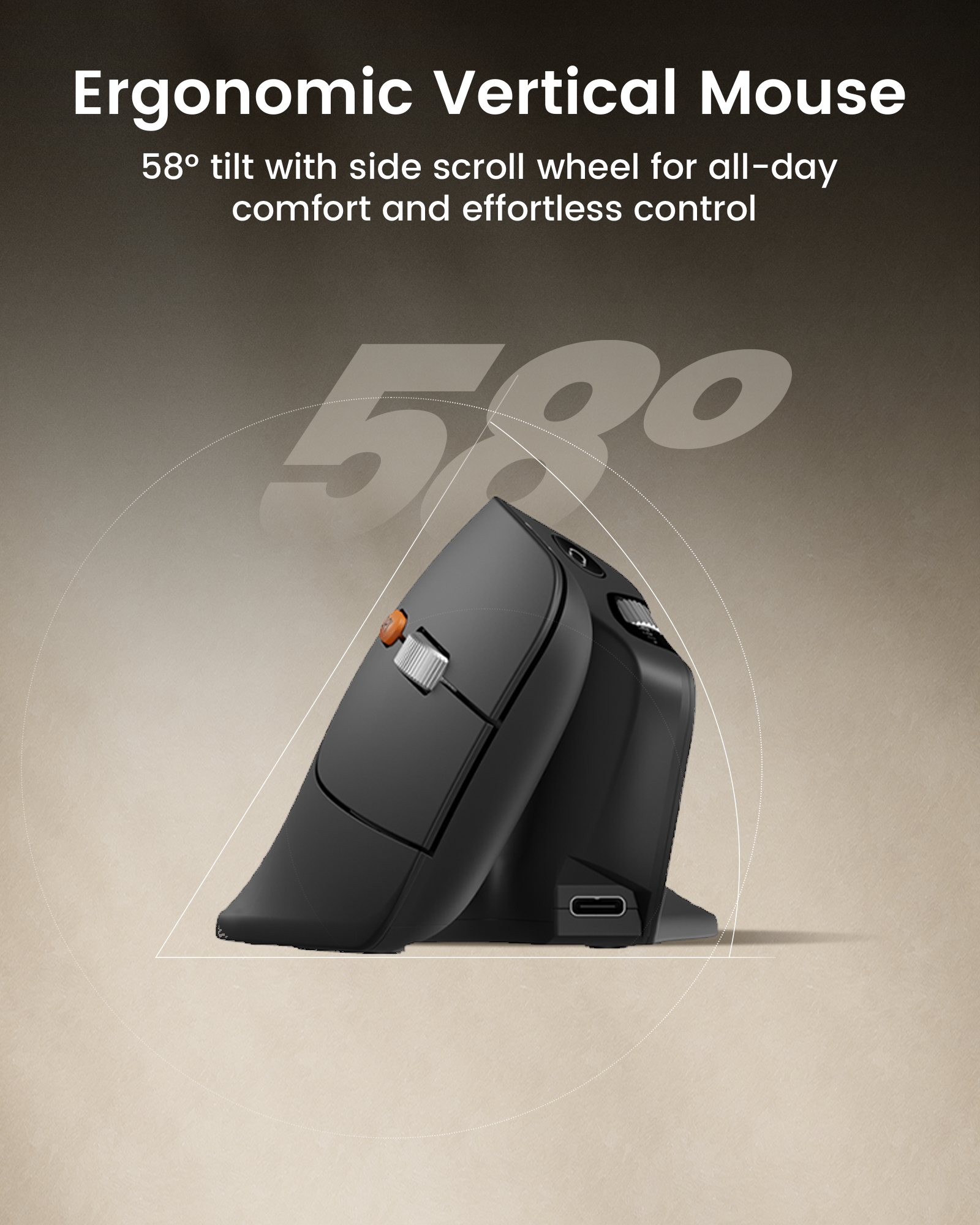 Mouse Ergonomico EM11 PRO a Scorrimento Veloce (Copia)