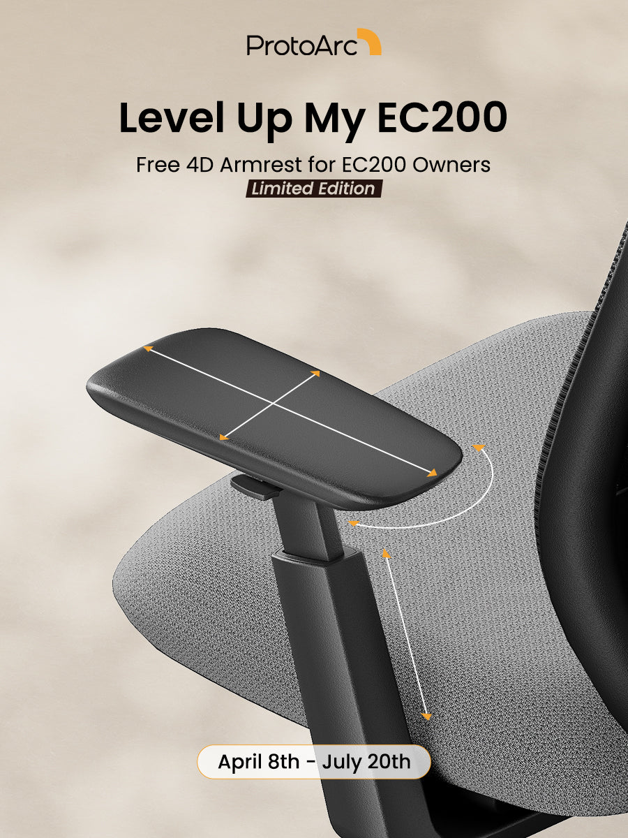 4D Armrest Set for EC200 Ergonomic Chair