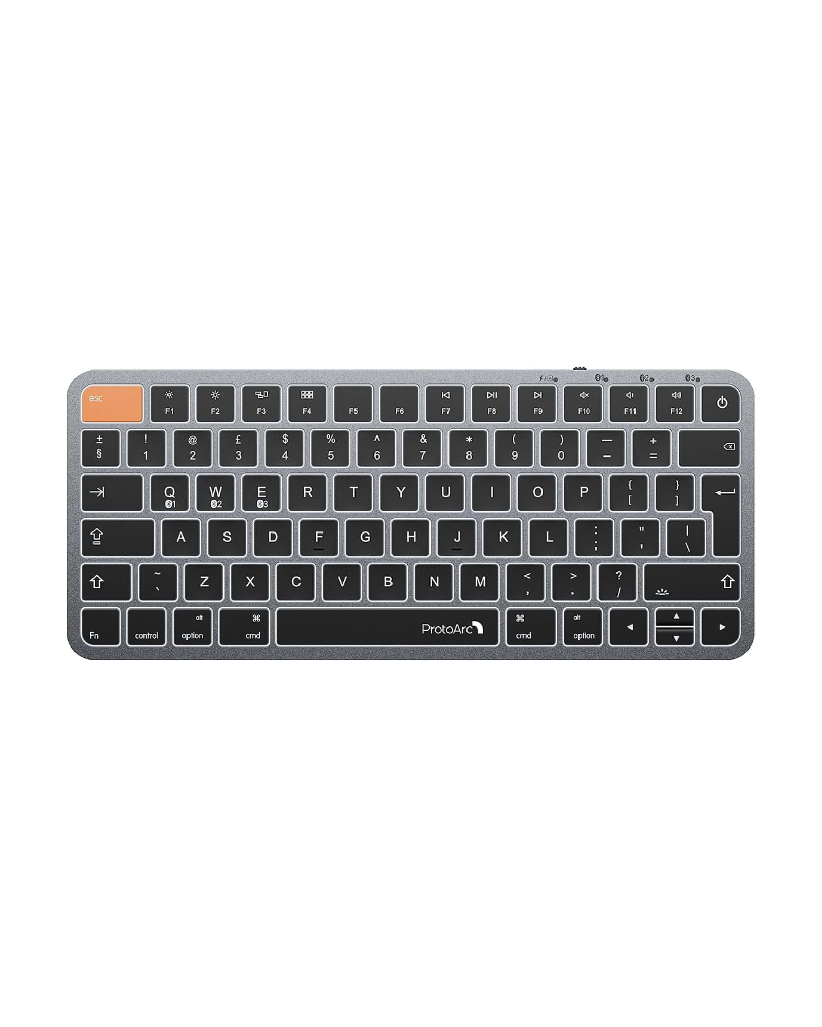 K90-A Backlit Compact Wireless Keyboard for Mac (UK Layout)