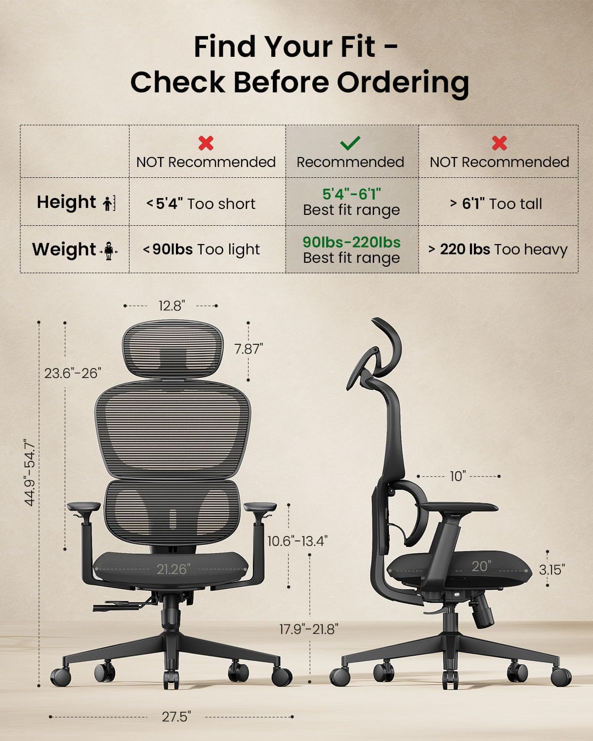 EC300 Ergonomic Office Chair