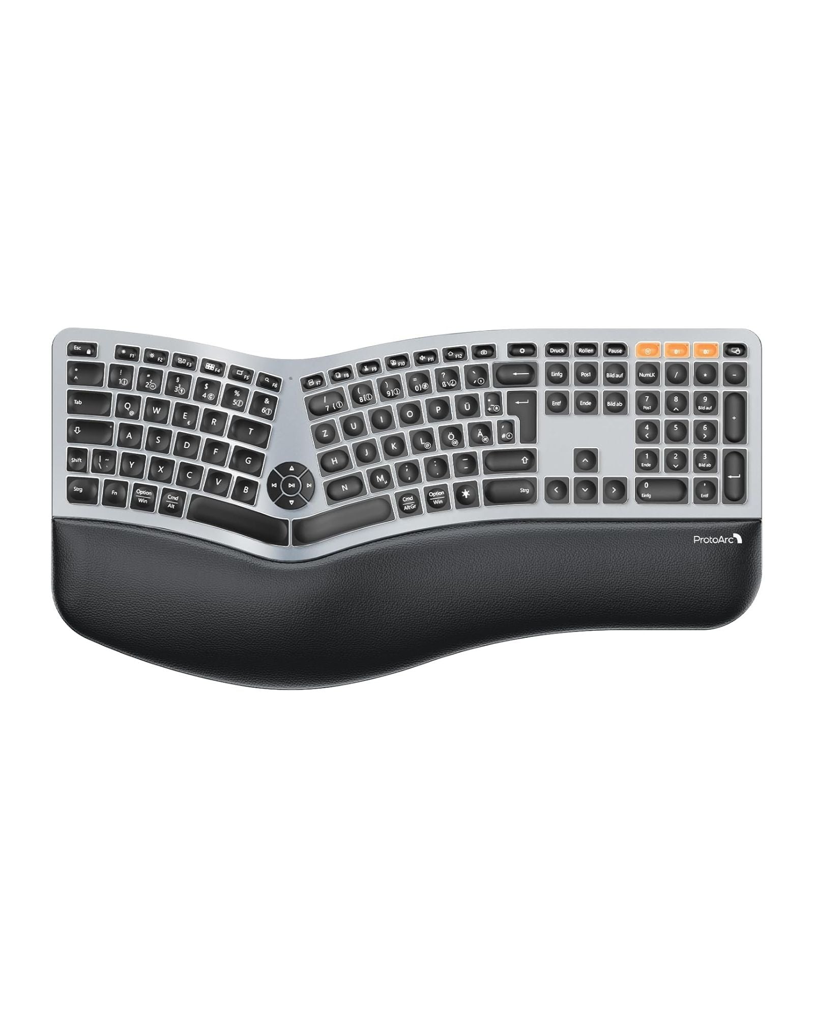 EK01 Plus Ergonomische Geteilte Tastatur (DE Layout)