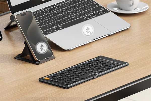 Mini Foldable Keyboard & Bluetooth Mouse Bundle