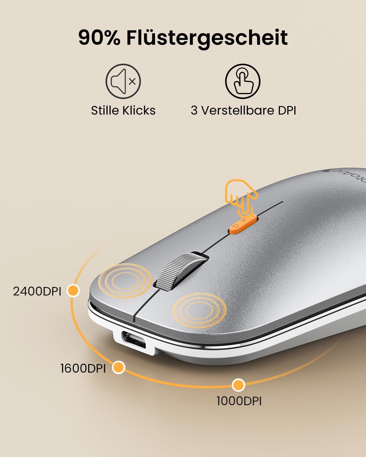KM90-A Backlit Bluetooth Keyboard and Mouse for Mac