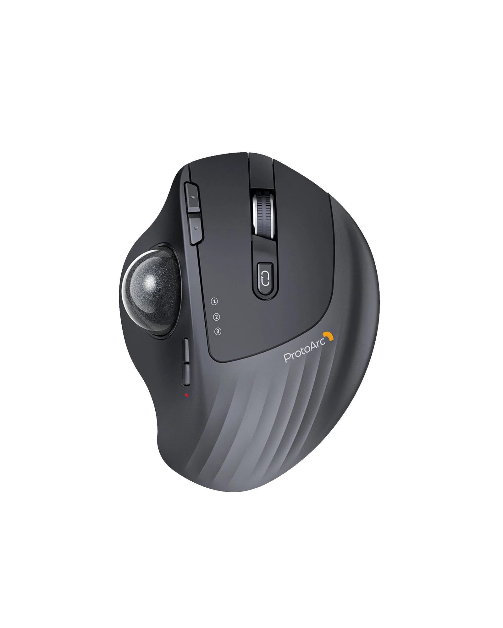 ProtoArc EM01 NL wireless ergonomic trackball mouse with thumb control and adjustable tilt