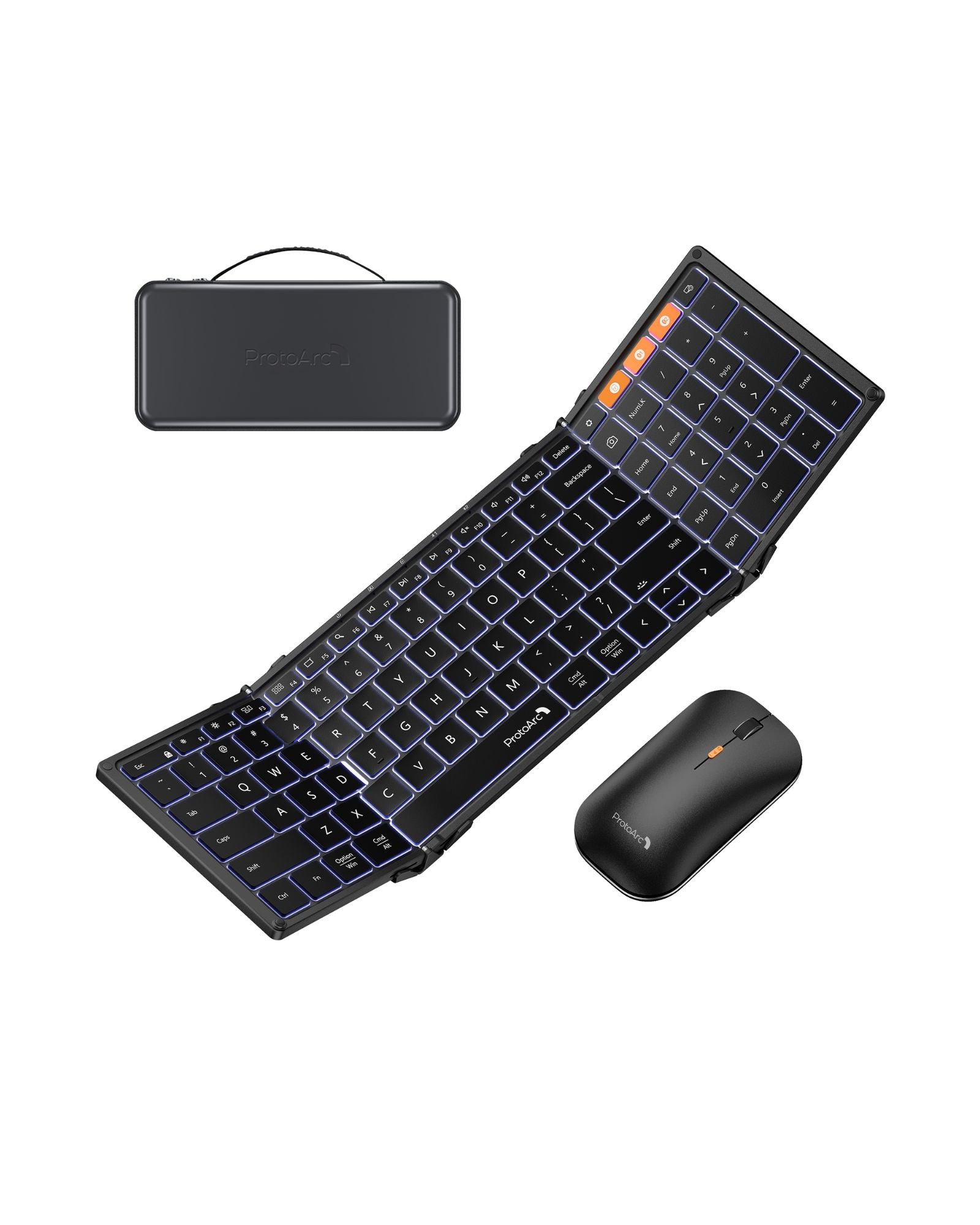 ifyoo KMAX1 PRO キーボードとマウスのコンボ ProtoArc XKM01 Pro Backlit Foldable Keyboard & Mouse<