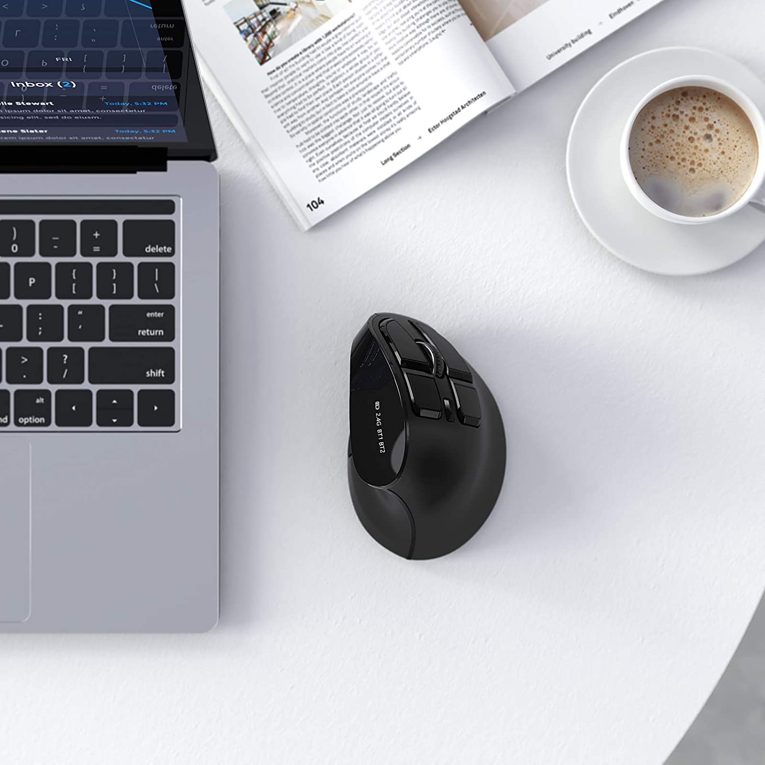 Seenda Rechargeable Bluetooth Ergonomic Mouse – ProtoArc