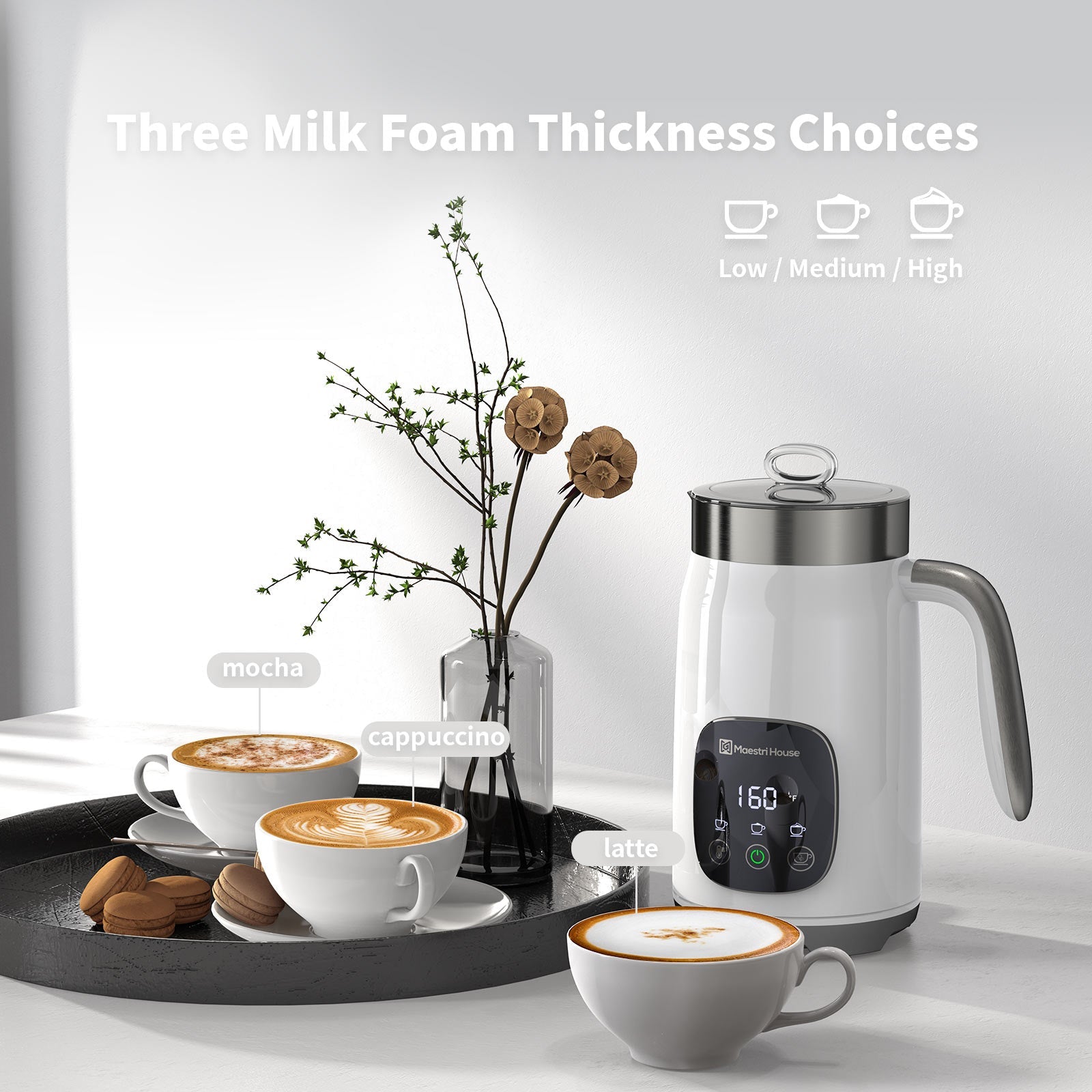 Premium Rechargeable Milk Frother - Double Whisks – HAYTD - How Are You  These Days