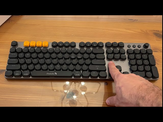 ProtoArc MECH K300 Mechanical Keyboard Video Review January 2023
