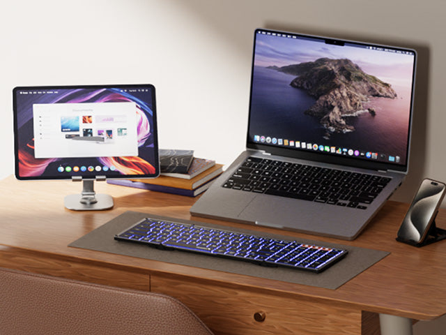ProtoArc unveils XK01 Plus: a full-size backlit foldable keyboard for mobile professionals