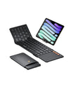 XK01 TP foldable Bluetooth keyboard with touchpad and tablet