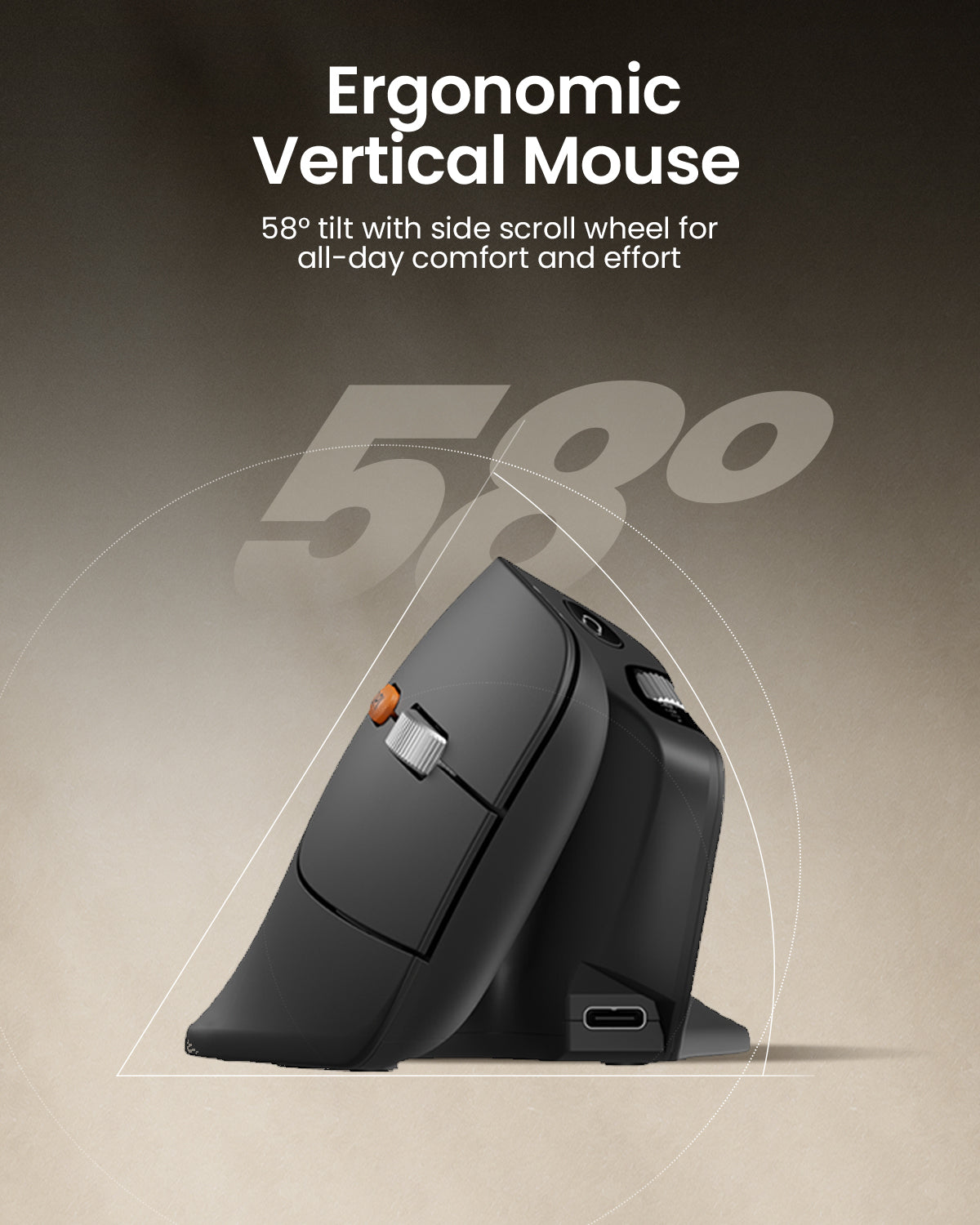 EM11 Pro Ergonomic Vertical Mouse