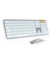 KM100-A Ensemble clavier et souris fins rétroéclairés pour Mac (Disposition FR)