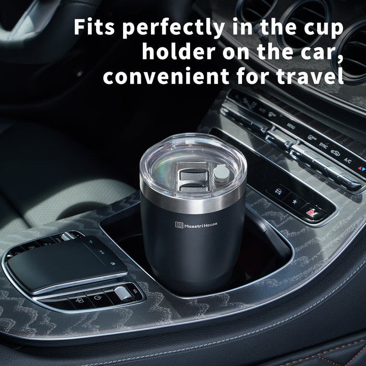 2-in-1 Lid Coffee Tumbler Cup