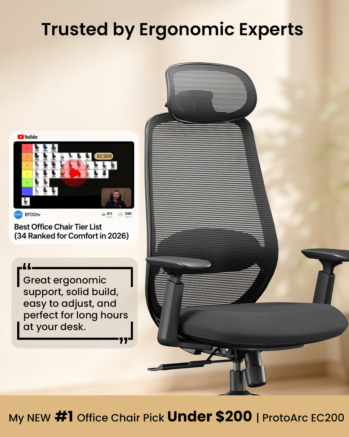 EC200 Ergonomic Office Chair