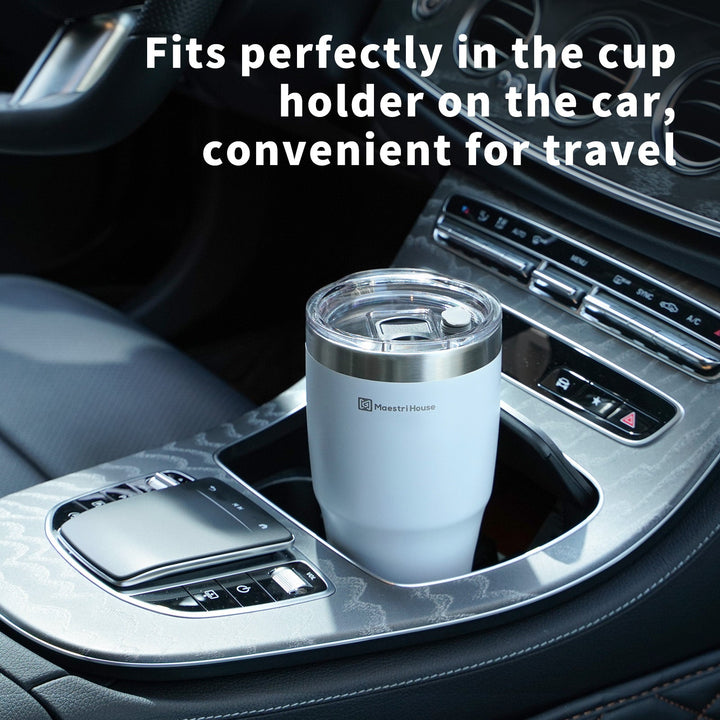 2-in-1 Lid Coffee Tumbler Cup