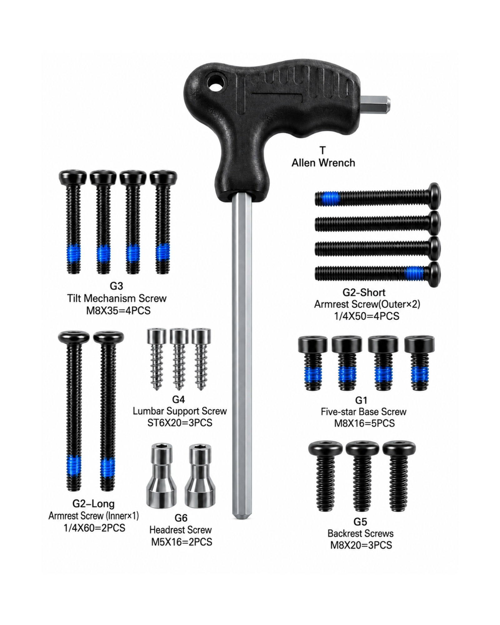 EC300 Replacement Screw & Hardware Kit
