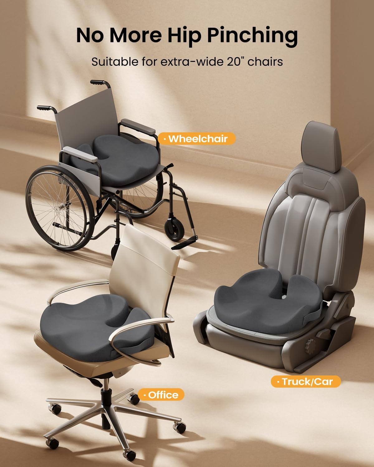 SC Butterfly XL Ergonomic Seat Cushion