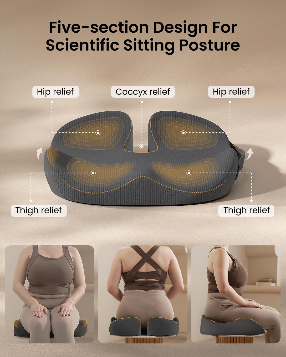 SC Butterfly XL Ergonomic Seat Cushion