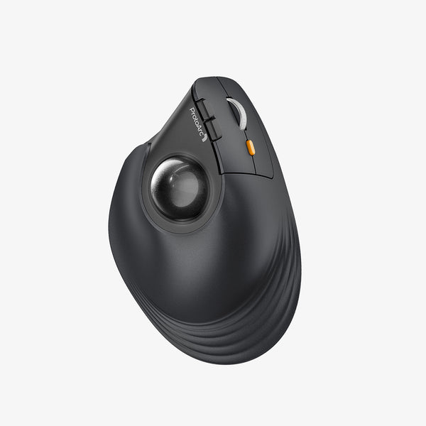 EM05 NL Ergonomic Vertical Wireless Trackball Mouse