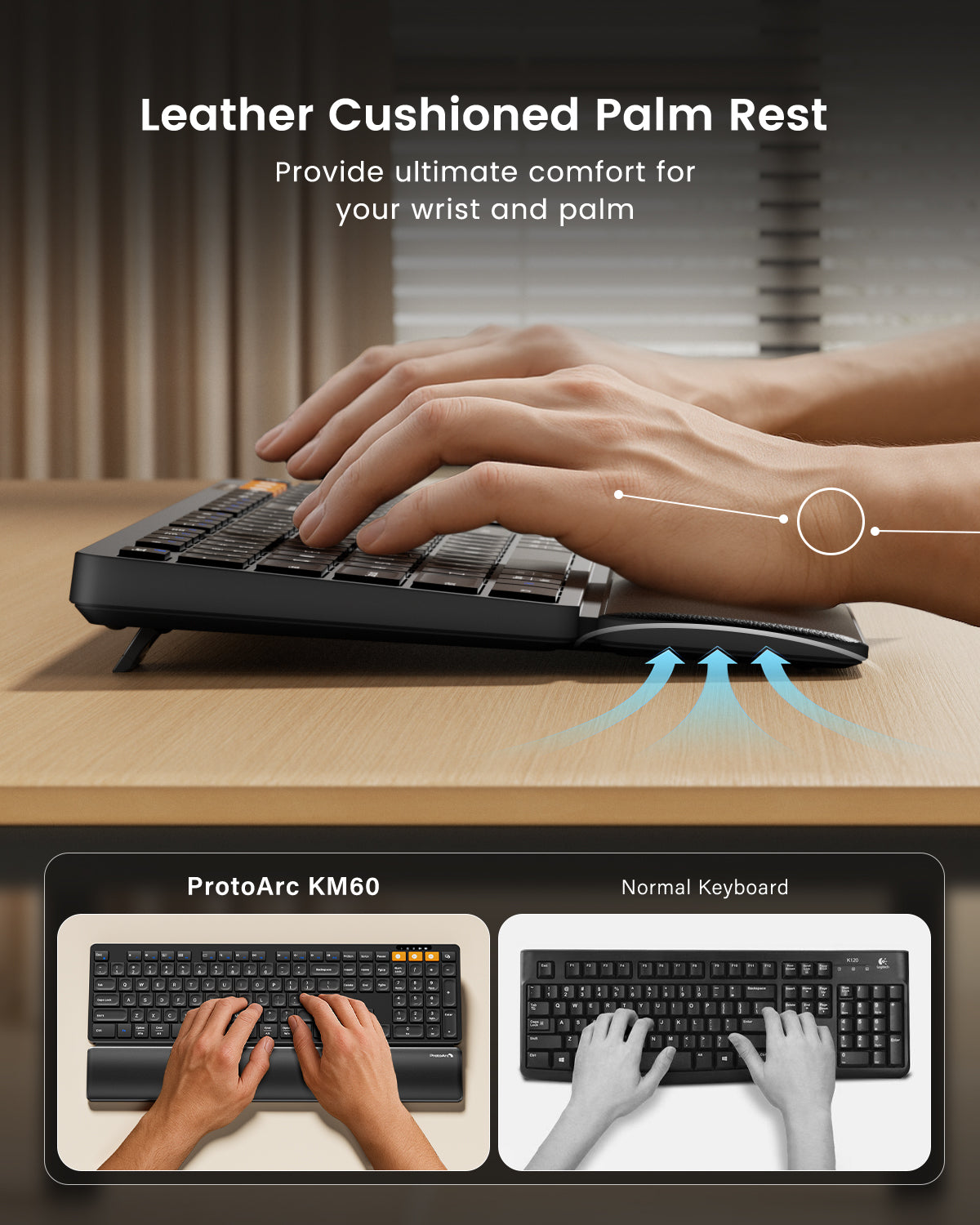 KM60 Wireless Keyboard & Mouse Combo (UK Layout)