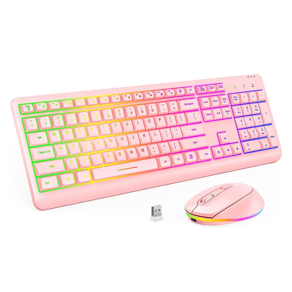 Seenda Wireless Backlit Keyboard Mouse Combo