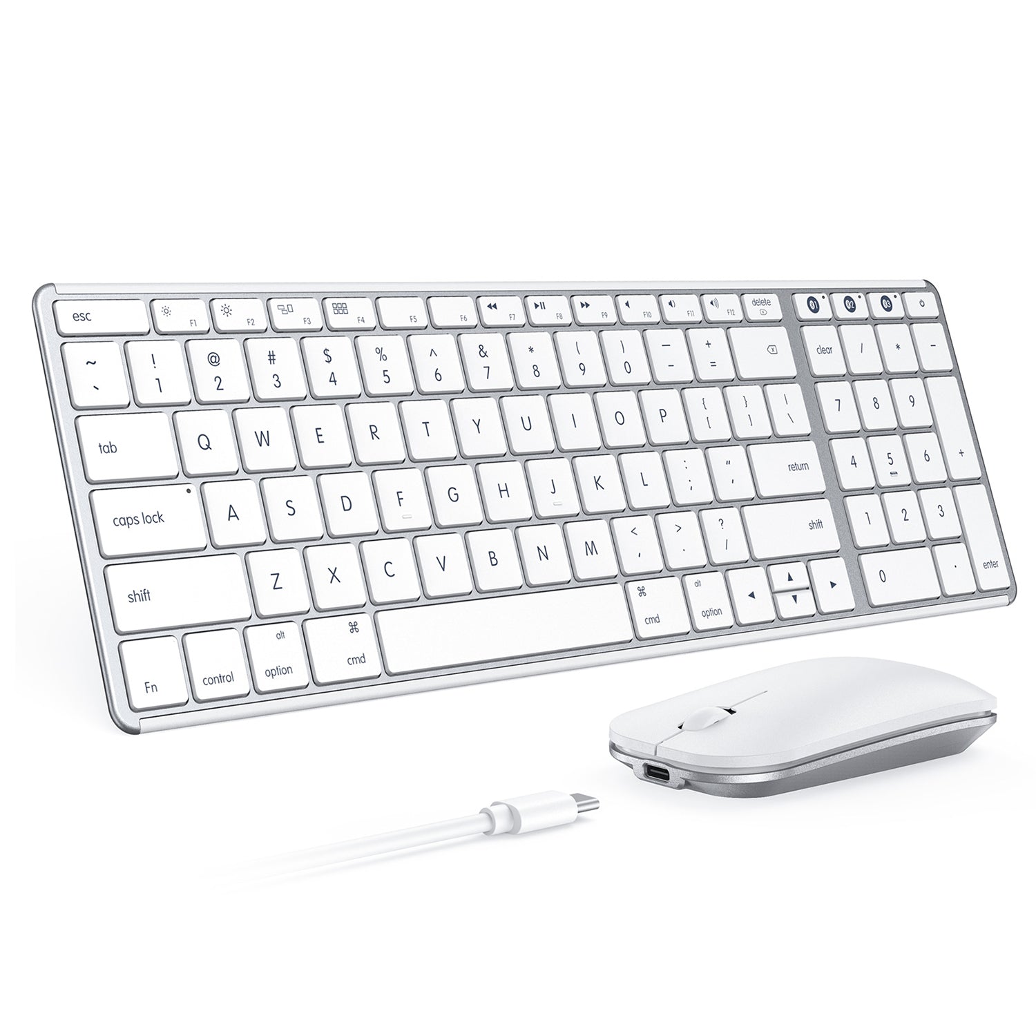 JP-064-2 | Mac Bluetooth Keyboard Mouse Combo – ProtoArc