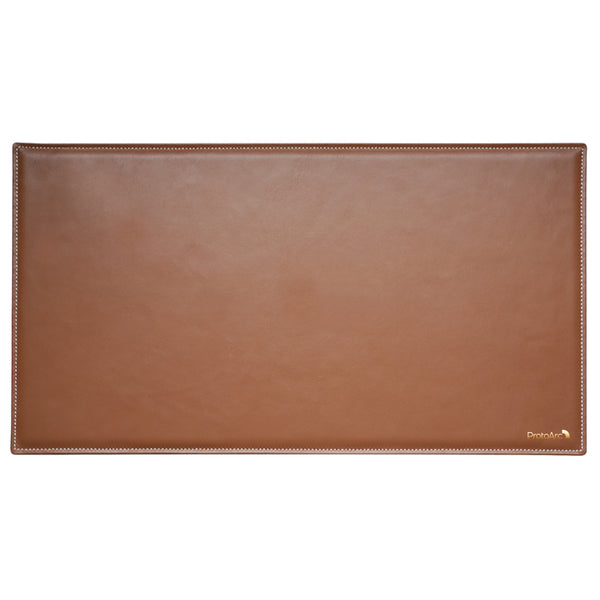 Cowhide Leather Desk Mat Mouse Pad 31.5 x 15.7 inch