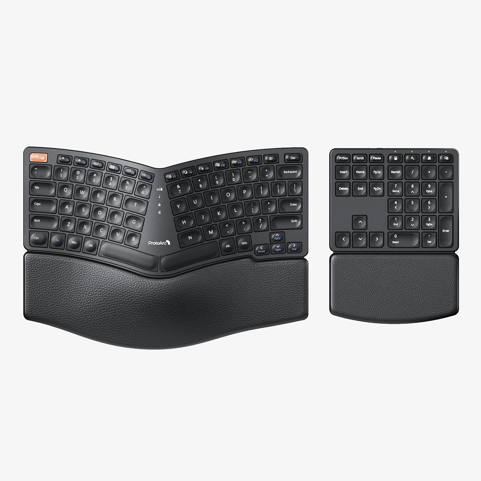 EK04 | Split Ergonomic Keyboard with Numeric Pad – ProtoArc