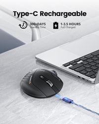 EM01 NL - Ergonomic Trackball Mouse - ProtoArc