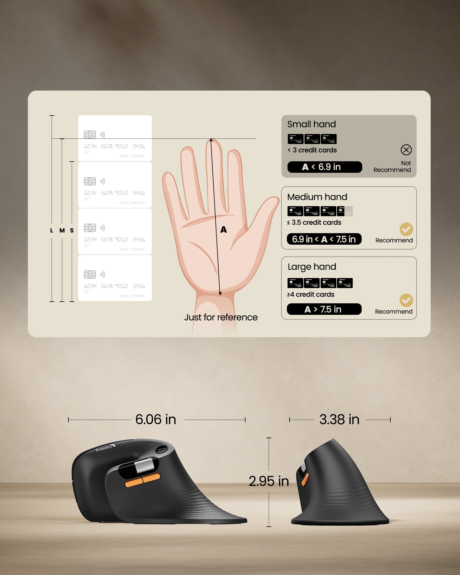 Mouse Ergonomico EM11 PRO a Scorrimento Veloce (Copia)
