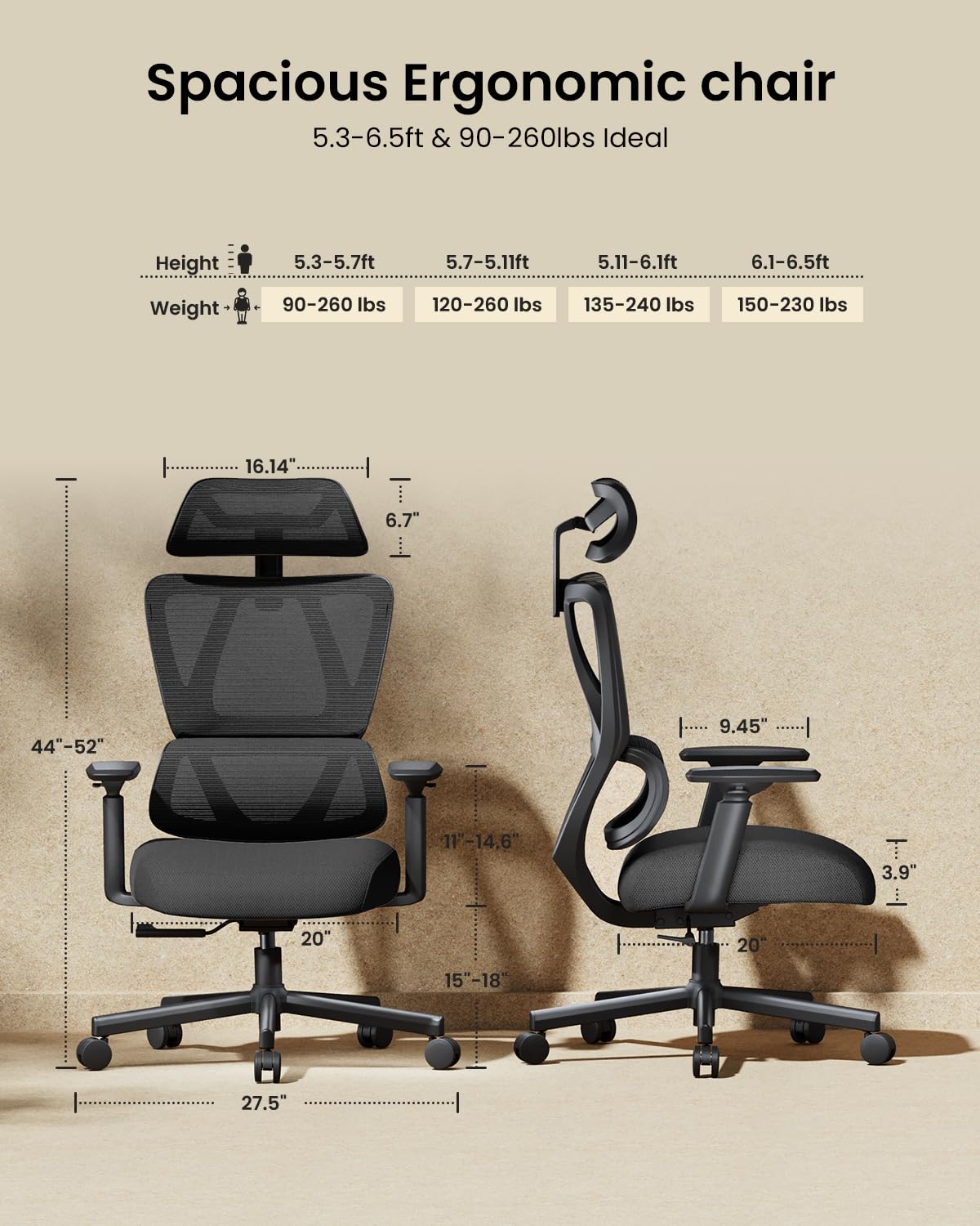 EC100 Ergonomic Office Chair