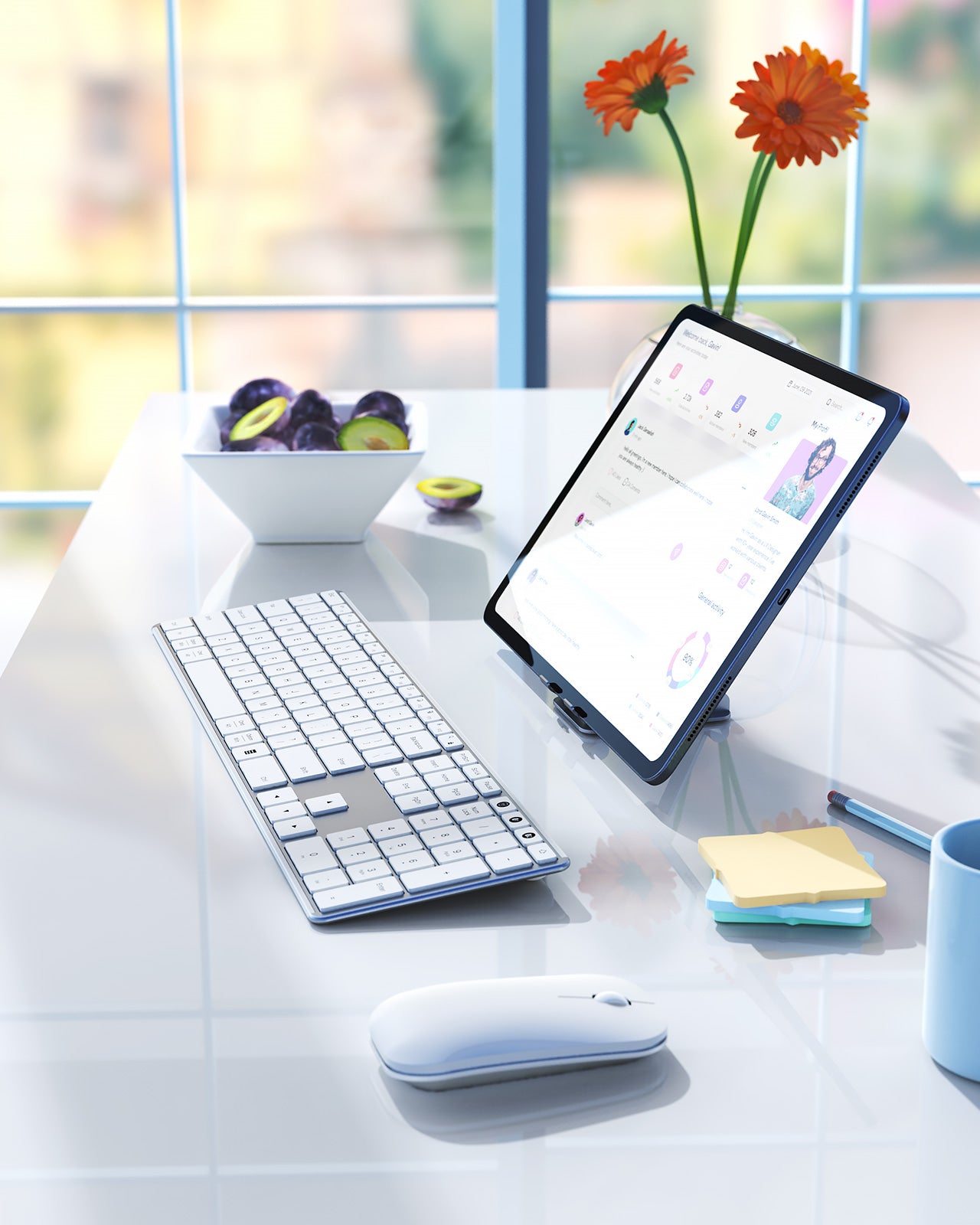 JP-064-3 | Bluetooth Keyboard Mouse Combo For MacBook – ProtoArc