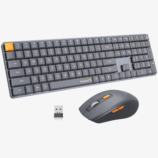 MECH KM200 Wireless Mechanical Keyboard Mouse Combo