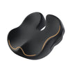 Black SC Butterfly ergonomic seat cushion with memory foam and pressure relief contours.