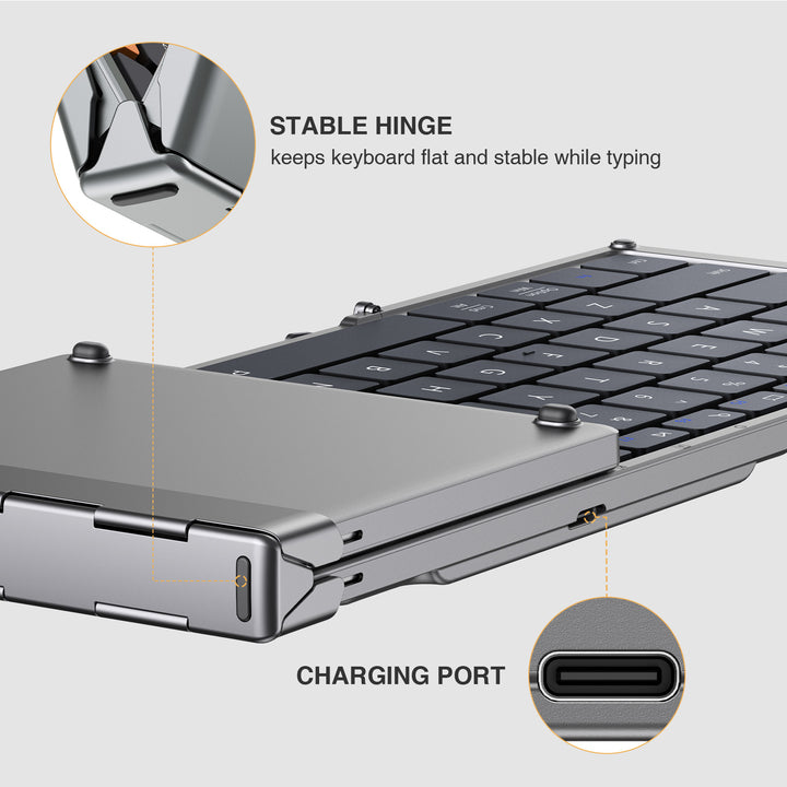 XK01 Foldable Bluetooth Keyboard