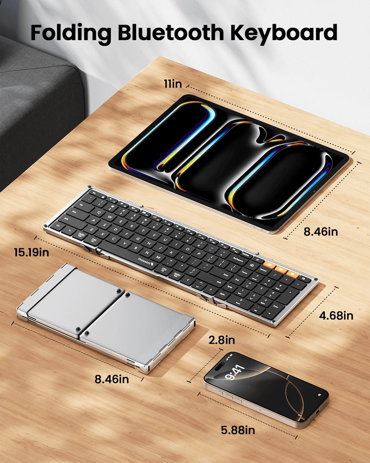 XK01 Foldable Bluetooth Keyboard