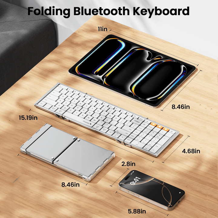 XK01 Foldable Bluetooth Keyboard