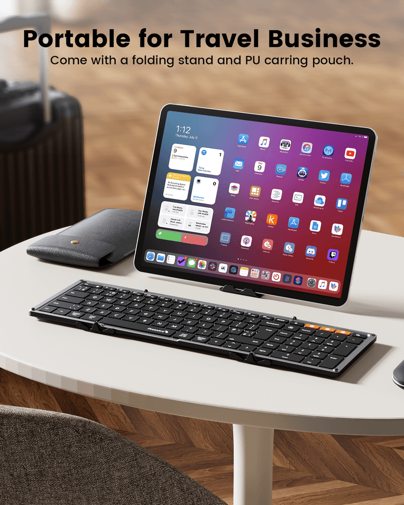 XK01 Plus - Backlit Portable Tri-Fold Keyboard - ProtoArc