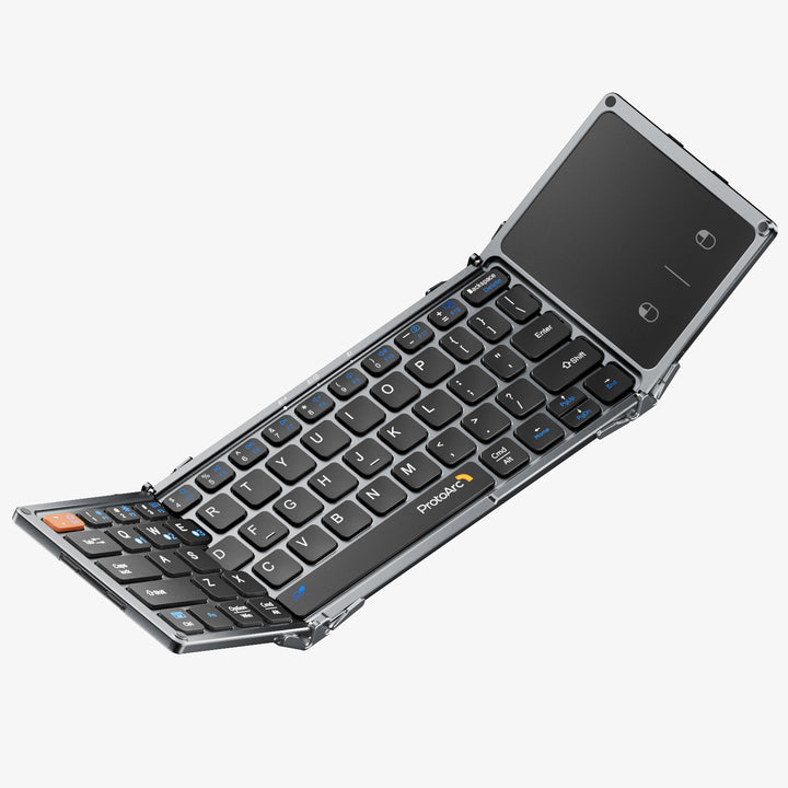 ProtoArc® XK02 Foldable Bluetooth Keyboard with Touchpad