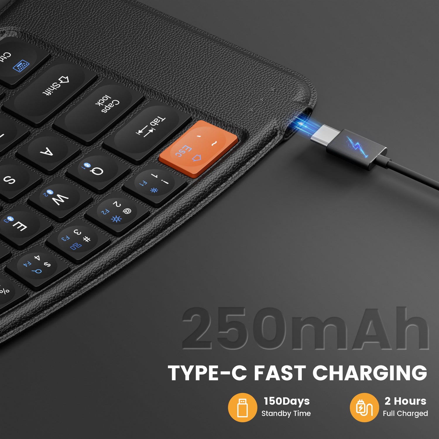 XK03 | Foldable Ergonomic Bluetooth Keyboard – ProtoArc