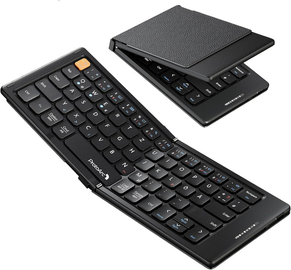 XK04 Foldable Compact Bluettooth Keyboard (DE Layout)