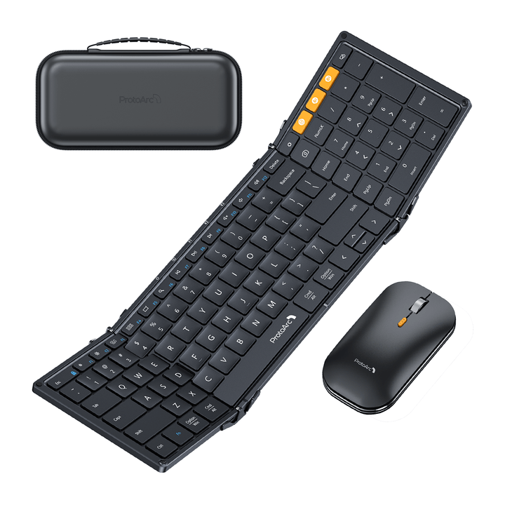 XKM01 Tri-Fold Bluetooth Keyboard and Mouse Combo