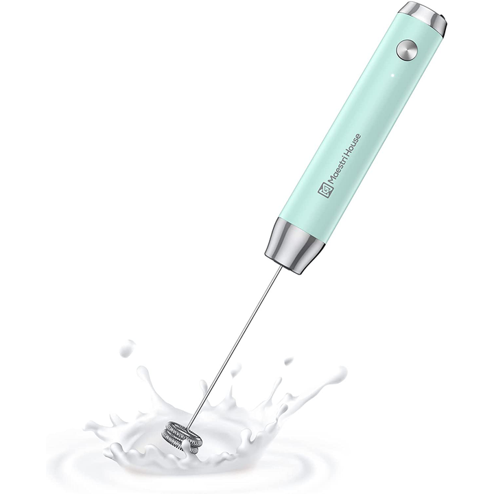  LUNASEA Handheld Milk Frother with Stand, Frother Wand