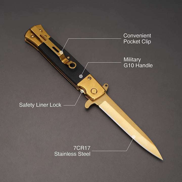GVDV Folding Knife-GD – ProtoArc